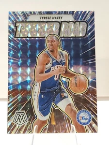 2024-25 Panini Mosaic Tyrese Maxey - Thunder Road Silver Prizm #12 76ers - Foto 1 di 2