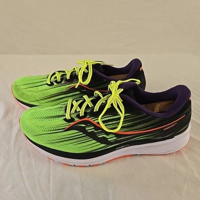 Zapatillas deportivas Saucony verdes para mujer talla 12 Ride 14 S10650-65 Foto 1 de 4