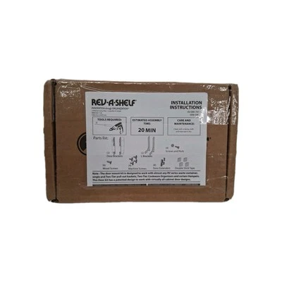 Rev-A-Shelf RV DM KIT Heavy-Duty Door Mounting Kit Pullout Waste Containers Sil. - Image 1 of 4