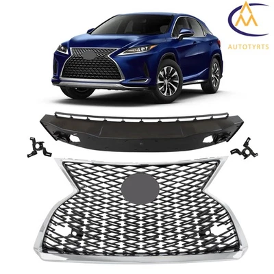 Grille With Radar Hole Front Upper Side For Lexus RX350 RX450h F Sport 2020-2022 - Image 1 of 4