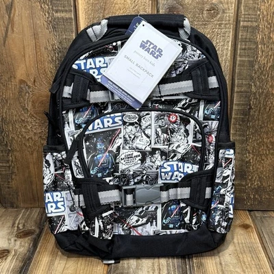 MOCHILA MACKENZIE PEQUEÑA POTTERY BARN KIDS STAR WARS COMICS BRILLA EN LA OSCURIDAD Foto 1 de 4