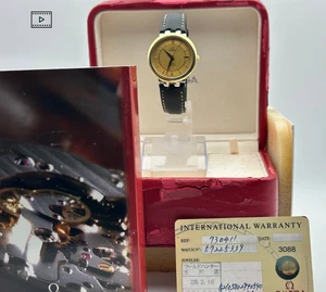 OMEGA Near Mint  De Ville Prestige Automatic 18K Gold Steel Watch 7304.11 Swiss - Picture 1 of 20