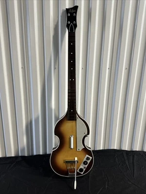 Beatles Rockband Hofner Wireless McCartney Bass Guitar Xbox w/Game No Dongle - Image 1 of 4