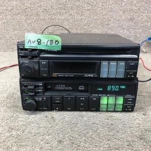 ALPINE 7292JS 5903 Coche Estéreo Cassette Deck Reproductor de CD Conjunto Funcionamiento confirmado - Imagen 1 de 9