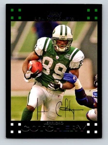 2007 Topps #168 Jerricho Cotchery New York Jets - Foto 1 di 2