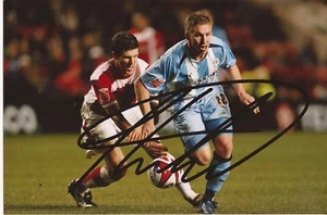 COVENTRY: FREDDY EASTWOOD SIGNED 6x4 ACTION PHOTO+COA - Picture 1 of 1
