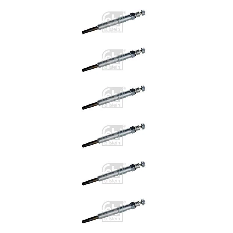 6x Febi 19447 Bougie de Préchauffage pour Ford Fiesta IV Focus Break Focus - Photo 1/1