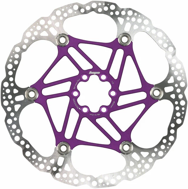 Hope Floating Disc Brake Rotor 220mm 6-bike Bolt Purple