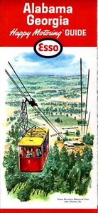 1965 Esso Road Map: Alabama Georgia (W665) NOS - Picture 1 of 1