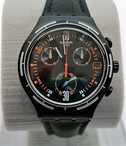 SWATCH IRONY CHRONO 2013 - YCB4023 - Eruption - New - Picture 1 of 3