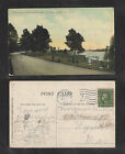 1912 Driveway & View Of Lake Belle Isle Park Detroit Mich Postcard