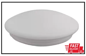 Paralume in vetro Merwry semplice ventilatore da soffitto cupola ricambio bianco 52 in - Foto 1 di 1