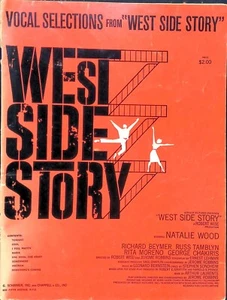 Vocal Selections From West Side Story Songbook Leonard Bernstein Sondheim - Picture 1 of 5