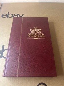 Matthew Henry's commentary on the whole bible Vol 3 Job To Song Of Solomon HC - Picture 1 of 5