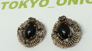 2pcs black-colored　22mm bundle of resin buttons special vintage  buttons - Picture 1 of 6