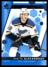 2022-23 SP Authentic BLUE Future Watch Nikita Alexandrov Rookie /399 #174 C48