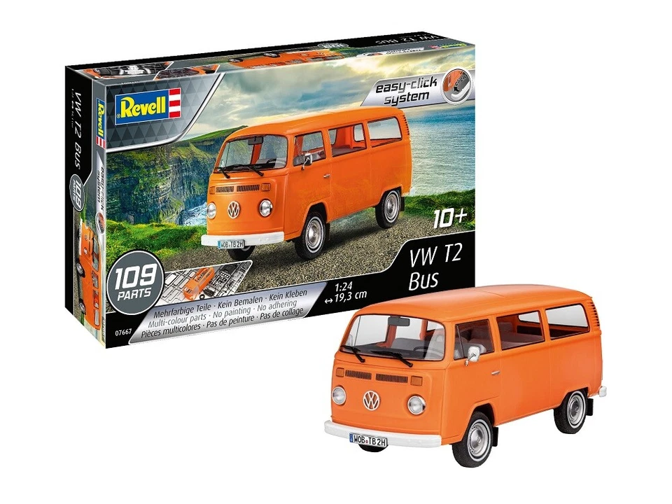 Revell 07667 - 1/24 VW T2 Bus - Nuovo - Immagine 1 di 1