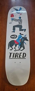 Brandneu müde Piet Parra Oh Hell kein Skateboard Skate Deck Box Logo AUTHENTISCH - Bild 1 von 3