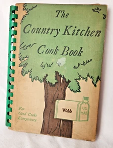 1946 The Country Kitchen Cookbook For Good Cooks Everywhere Vtg Recipe Clippings - Imagen 1 de 22