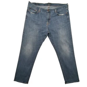 Jeans uomo marca Lucky 42x32 410 vestibilità atletica blu denim lavaggio invecchiato moderno - Foto 1 di 16