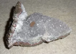 Natural Amethyst crystal geode quartz cluster druzy specimen Lighter color - Bild 1 von 4