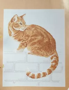 Cross Stitch Chart (From Magazine) - Nine Lives - Cat - Picture 1 of 4