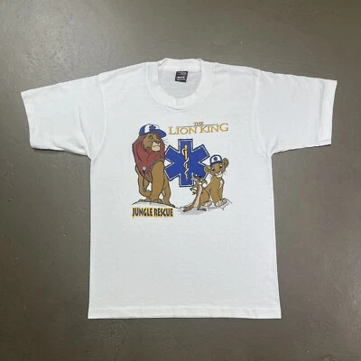 Vintage Lion King T Shirt 90s Single Stitch Youth Kids Large 14-16 USA Disney - Image 1 of 4
