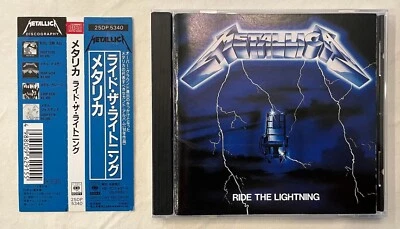 Metallica - Ride The Lightning (Original Japan CD w/OBI) CBS / Sony 25DP 5340 - Imagem 1 de 4
