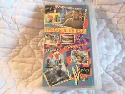 UNDERGROUND U.S.A. MUSIC MAGAZINE M.U.V. #17 VHS 1990 RAP HIP-HOP EPMD STEZO - Image 1 of 4
