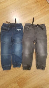 Lupilu Boys Denim Joggers Trouser - Size 2-4 Years - Picture 1 of 2