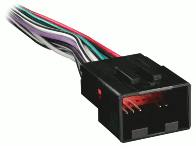 Metra & Turbo Wire Radio Wiring Harness Power / 4-Speakers for 98-08 Ford Mazda - Image 1 of 3