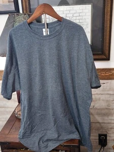T Shirt Gildan T-shirt Lg Heavy Cotton Short Sleeve TSHIRT 5000 Anthracite New - Picture 1 of 2