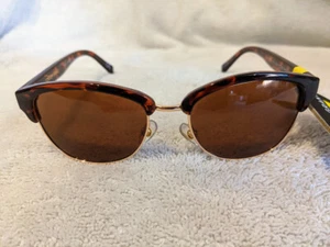 ¡Nuevo! Gafas de sol polarizadas Foster Grant tortuga y doradas 100 % UVA/UVB - Imagen 1 de 8
