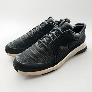 Puma Grip Fusion Sport 3.5 Black Spikeless Golf Shoes 376052-01 Men's 13 - Picture 1 of 8