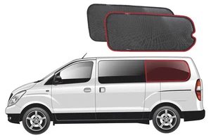 HYUNDAI IMAX/ILOAD/GRAND STAREX/H-1 2ND GENERATION PORT WINDOW SHADES (TQ; 2007 - Picture 1 of 6