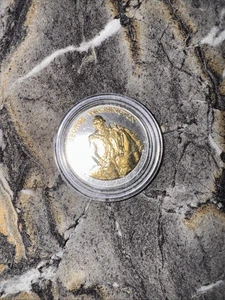 250Th Anniversary Birthday Silver Proof George Washington Half Dollar With Gold - Picture 1 of 4