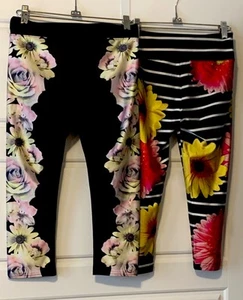 Justice Leggings 2 Pair Girls Size 14 - Picture 1 of 7