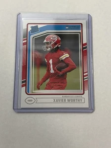 2024 Panini Donruss Xavier Worthy Rated Rookie RC #398 - Bild 1 von 2