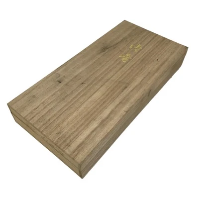 Japanese Wooden Lidded Incense Storage Box Inside 28.5x13.3x3cm Brown X174 - Image 1 of 4