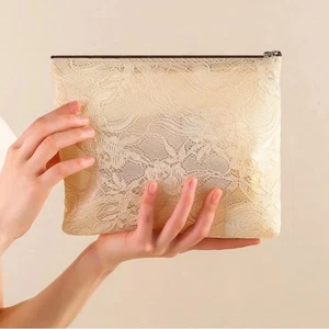 Lace Makeup Bag Portable Storage Bag 2025 Toiletry Bag For Skin Care Product - Picture 1 of 10