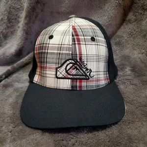 Cappello/berretto "Quicksilver" nero con motivo plaid adulto nero taglia unica uomo - Foto 1 di 10