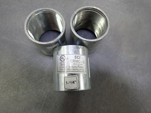 NEW (LOT of 3) 1-1/4" Couplings - Picture 1 of 1