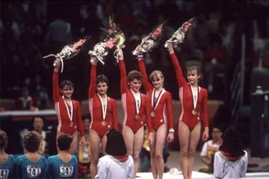 1988 Olympics: Women's Team Final, Gymnastics DVD- Shushunova/Silivas/Boginskaya - Imagen 1 de 8