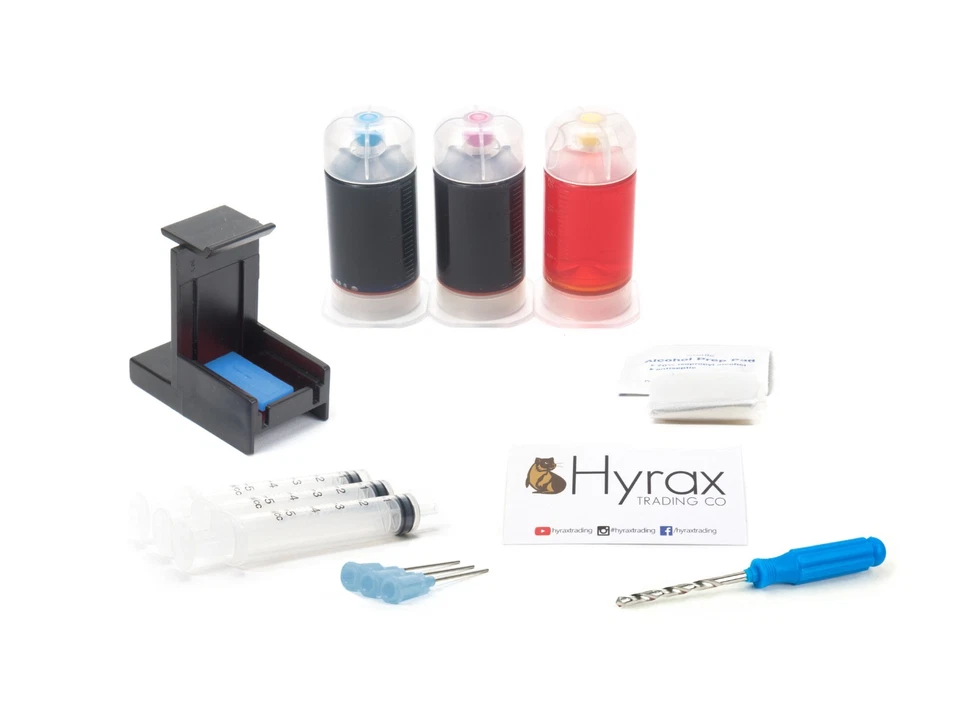 Hyrax Trading Ink Refill Kit for Canon PG-30/40/50 CL-31/41/51 PG-240/CL-241 - Image 1 of 1