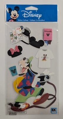 Pegatinas para álbumes de recortes Tourist Goofy con cámara de Jolee's EK Success Foto 1 de 2