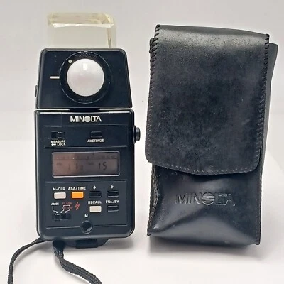 Medidor de luz digital Minolta Auto Meter III F de JAPÓN. Funciona. Usado  Foto 1 de 4