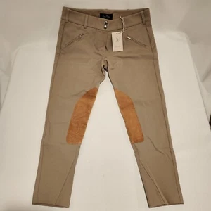 Equestrian Derby Riding Pant Women's Free x Rein - 32R - Wellington Tan - Picture 1 of 7