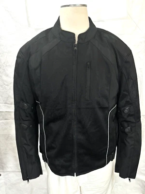 Vance Leather Black Motorcycle Jacket w/Zip Out LIner & Armor Women's Sized XXL - Image 1 of 4