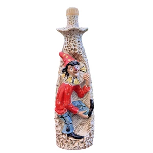 VTG Italian Mid Century FURLAN Wine Liquor Clown Figurine MOTIF Hand Painted - Picture 1 of 8