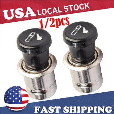 1/2Pcs Car Interior Cigarette Replacement 12V Cigar Fag Lighter Element Plug